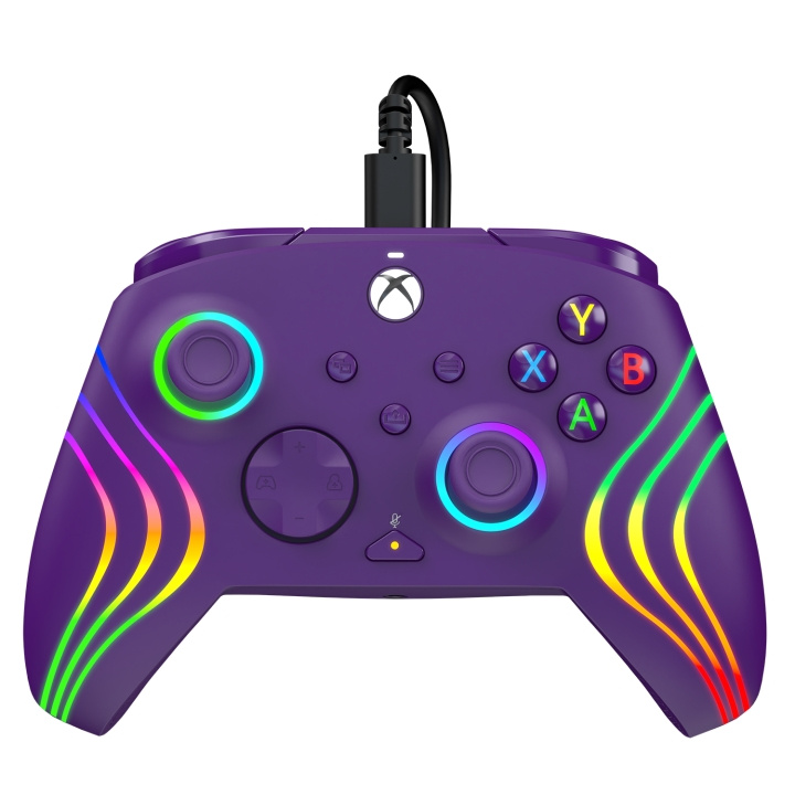 PDP Gaming Afterglow Wave kablet controller - lilla i gruppen HJEMMEELEKTRONIK / Spilkonsoller og tilbehør / Xbox Series X hos TP E-commerce Nordic AB (D28390)