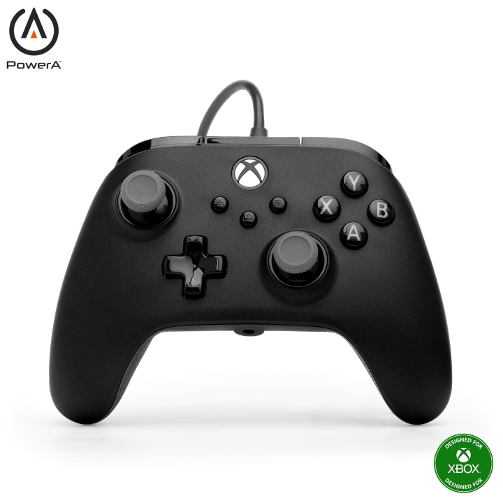 PowerA Advantage Plus kablet controller - sort/ Xbox Series X i gruppen HJEMMEELEKTRONIK / Spilkonsoller og tilbehør / Xbox Series X hos TP E-commerce Nordic AB (D28394)