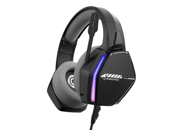 Oniverse Gaming-headset Nebula - Infinite Black i gruppen COMPUTERTILBEHØR / GAMING / Headset hos TP E-commerce Nordic AB (D28402)