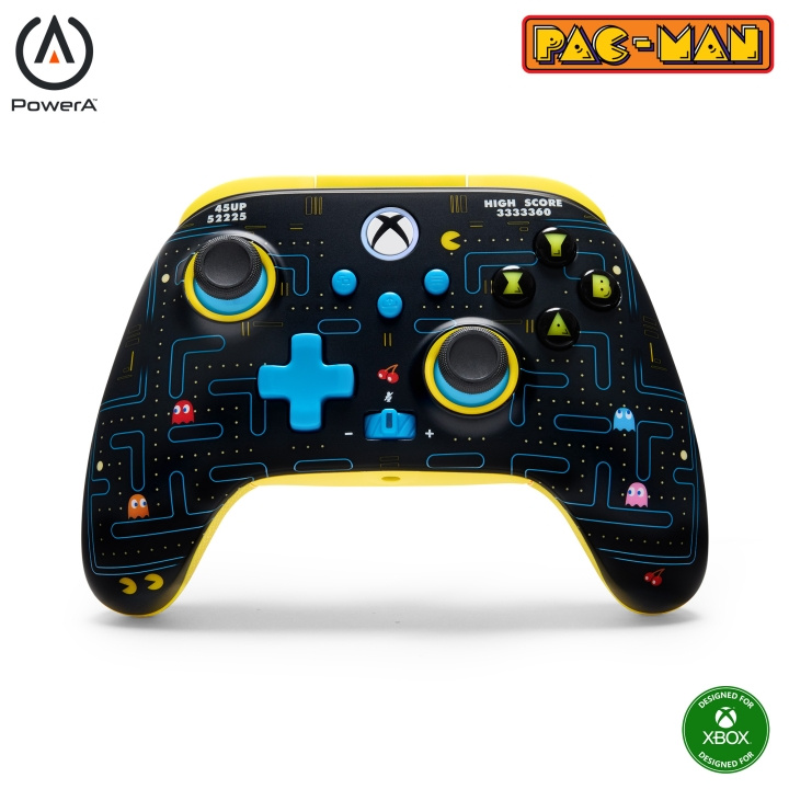 PowerA Trådløs controller til Xbox Series X - S - PAC-MAN SE i gruppen HJEMMEELEKTRONIK / Spilkonsoller og tilbehør / Xbox Series X hos TP E-commerce Nordic AB (D28410)