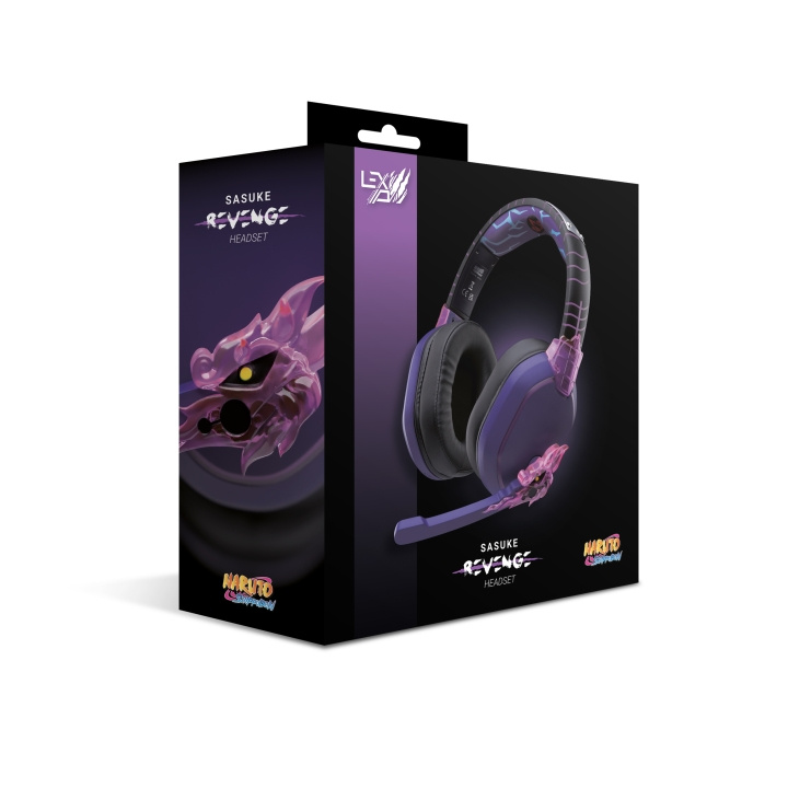 Lexip Sasuke-headset designet af Tsume - Naruto Shippuden i gruppen COMPUTERTILBEHØR / GAMING / Headset hos TP E-commerce Nordic AB (D28411)