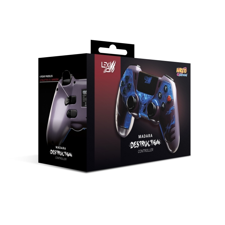 Lexip Madara Controller Design af Tsume - Naruto Shippuden i gruppen HJEMMEELEKTRONIK / Spilkonsoller og tilbehør / Nintendo Switch hos TP E-commerce Nordic AB (D28416)