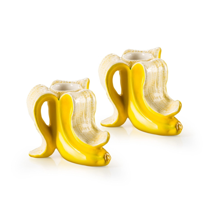 Donkey Lysestage - Bananromantik (2 stk.) (210735) i gruppen SPORT, FRITID & HOBBY / Sjove gadgets / Sjove gadgets hos TP E-commerce Nordic AB (D28530)