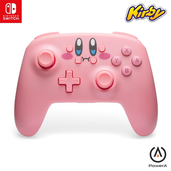 PowerA Trådløs controller - Kirby Mouthful / Nintendo Switch i gruppen HJEMMEELEKTRONIK / Spilkonsoller og tilbehør / Nintendo Switch hos TP E-commerce Nordic AB (D28550)