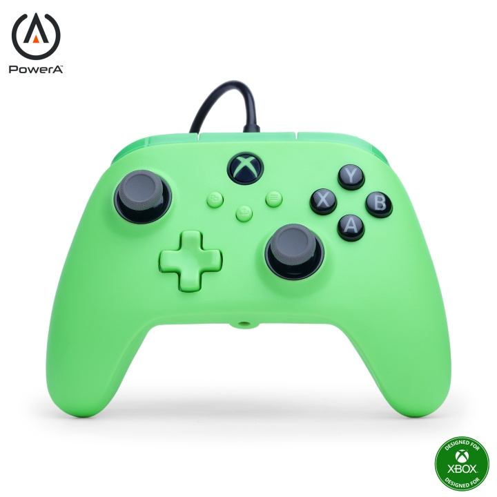 PowerA Advantage Plus Wired Controller - Green Meadow/Xbox Series X i gruppen HJEMMEELEKTRONIK / Spilkonsoller og tilbehør / Xbox Series X hos TP E-commerce Nordic AB (D28563)
