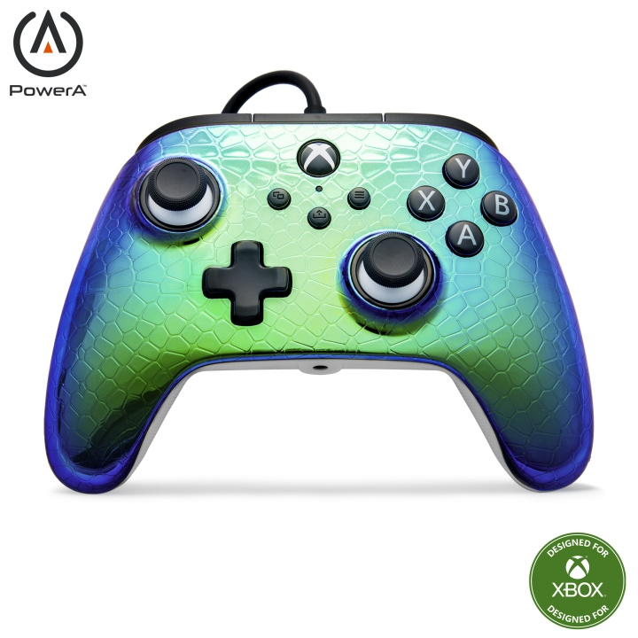 PowerA Advantage Wired Controller - Raptor Chrome/ Xbox Series X i gruppen HJEMMEELEKTRONIK / Spilkonsoller og tilbehør / Xbox Series X hos TP E-commerce Nordic AB (D28569)