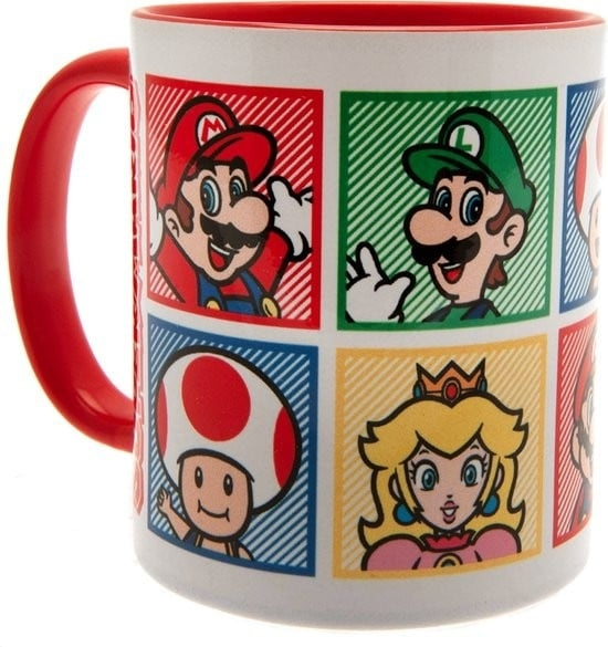 Pyramid International SUPER MARIO RØDFARVET INDRE KRUS i gruppen SPORT, FRITID & HOBBY / Sjove gadgets / Krus hos TP E-commerce Nordic AB (D28595)