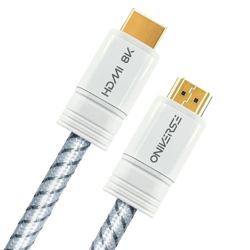 Oniverse 8K HDMI-kabel - hvid i gruppen HJEMMEELEKTRONIK / Kabler og adaptere / HDMI hos TP E-commerce Nordic AB (D28598)
