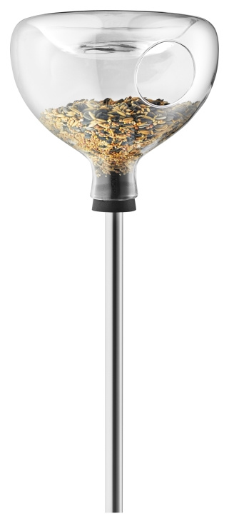 Eva Solo Fuglefoderautomat af glas med fuglebad i gruppen SPORT, FRITID & HOBBY / Sjove gadgets / Smarte løsninger hos TP E-commerce Nordic AB (D28601)
