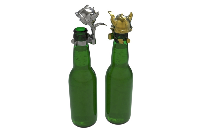 Winkee Viking Helmet Bottle Stopper Set - 2 tommer i gruppen SPORT, FRITID & HOBBY / Sjove gadgets / Sjove gadgets hos TP E-commerce Nordic AB (D28633)