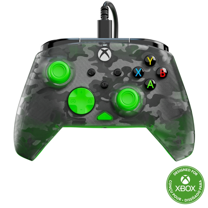Turtle Beach ® Rematch™ Core - Ghost Black Camo/Grøn i gruppen HJEMMEELEKTRONIK / Spilkonsoller og tilbehør / Xbox Series X hos TP E-commerce Nordic AB (D28659)