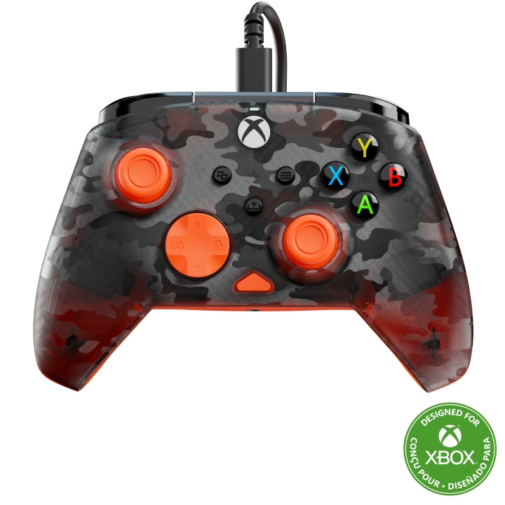 Turtle Beach ® Rematch™ Core - Ghost Black Camo/Orange i gruppen HJEMMEELEKTRONIK / Spilkonsoller og tilbehør / Xbox Series X hos TP E-commerce Nordic AB (D28661)