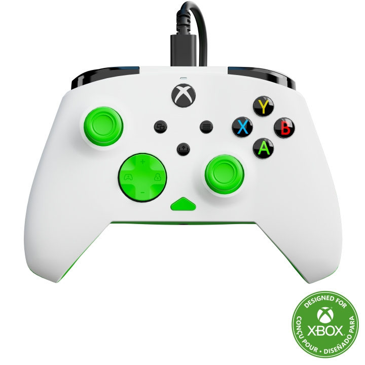 Turtle Beach ® Rematch™ Core - hvid/grøn i gruppen HJEMMEELEKTRONIK / Spilkonsoller og tilbehør / Xbox Series X hos TP E-commerce Nordic AB (D28662)