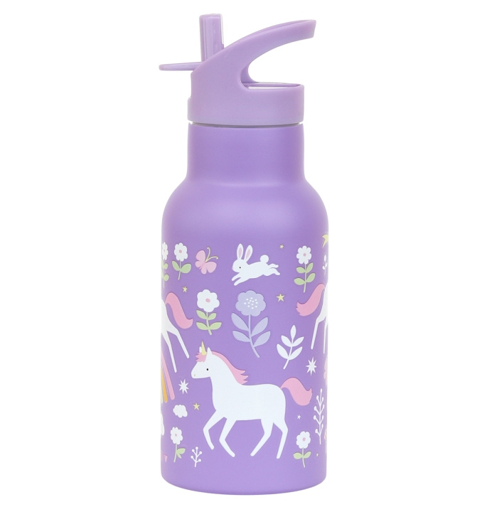 A little lovely company Drikkeflaske i rustfrit stål - Unicorn dreams (DBSSUD77) i gruppen LEGETØJ, BØRN & BABY / Mad & Drikke / Sutteflasker og tilbehør hos TP E-commerce Nordic AB (D28685)