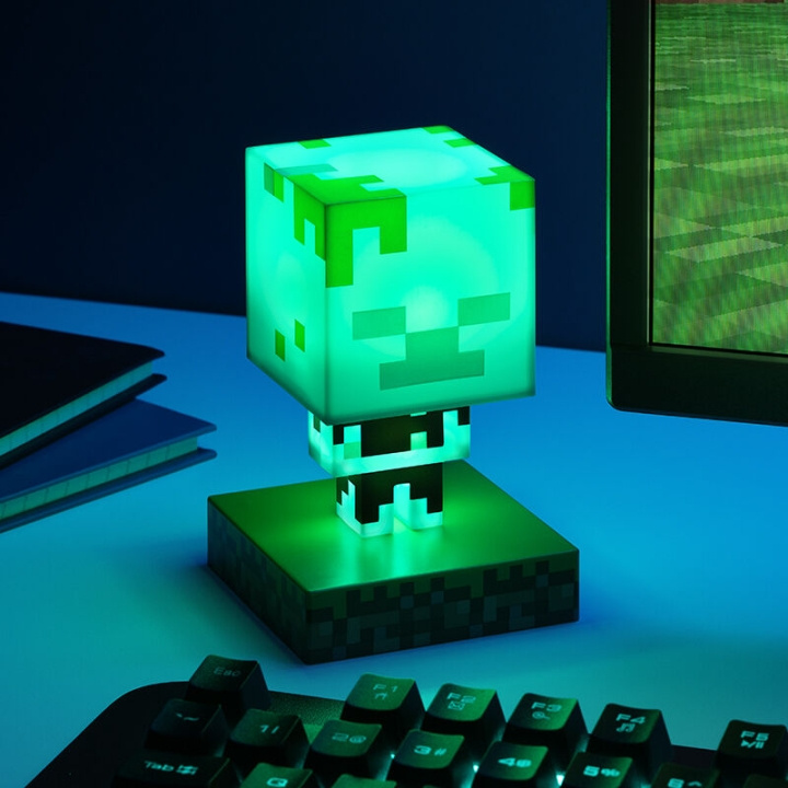 Paladone Minecraft druknet zombie ikon lys i gruppen LEGETØJ, BØRN & BABY / Børneværelse / Belysning til børn / Bordlamper hos TP E-commerce Nordic AB (D28692)