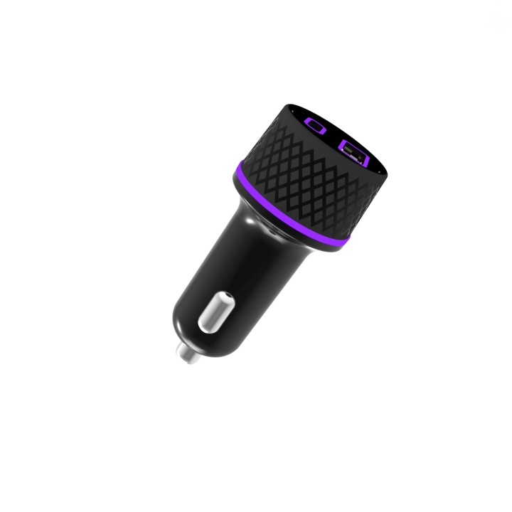 Oniverse Kabelbiloplader-adapter 60W, 1,5 M - Sort i gruppen SMARTPHONES & TABLETS / Opladere og kabler / Bilopladere hos TP E-commerce Nordic AB (D28696)