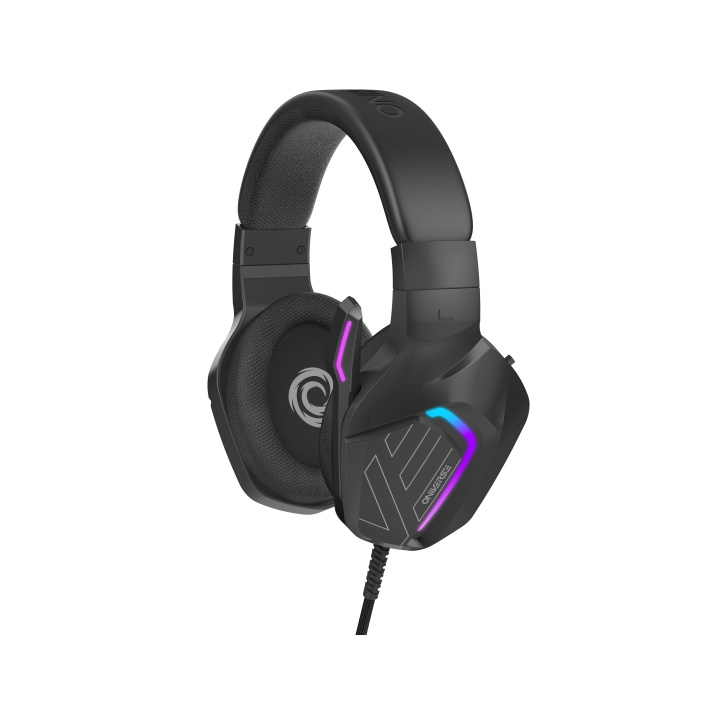 Oniverse Gaming-headset Meteor - kulsort i gruppen COMPUTERTILBEHØR / GAMING / Headset hos TP E-commerce Nordic AB (D28703)