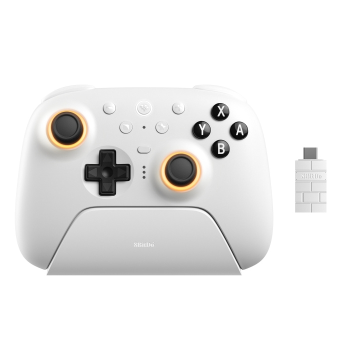 8Bitdo Ultimate 2 trådløs BT - hvid i gruppen HJEMMEELEKTRONIK / Spilkonsoller og tilbehør / Nintendo Switch hos TP E-commerce Nordic AB (D28709)