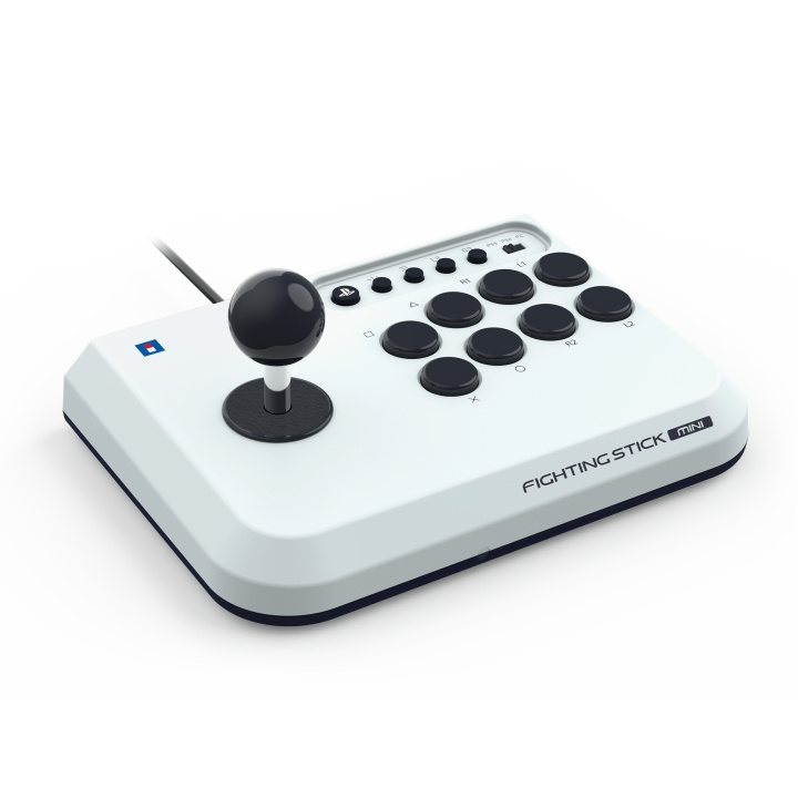 Hori Fighting Stick Mini til PlayStation®5 - Hvid - 8 tommer x 6 tommer i gruppen HJEMMEELEKTRONIK / Spilkonsoller og tilbehør / Sony PlayStation 5 hos TP E-commerce Nordic AB (D28735)
