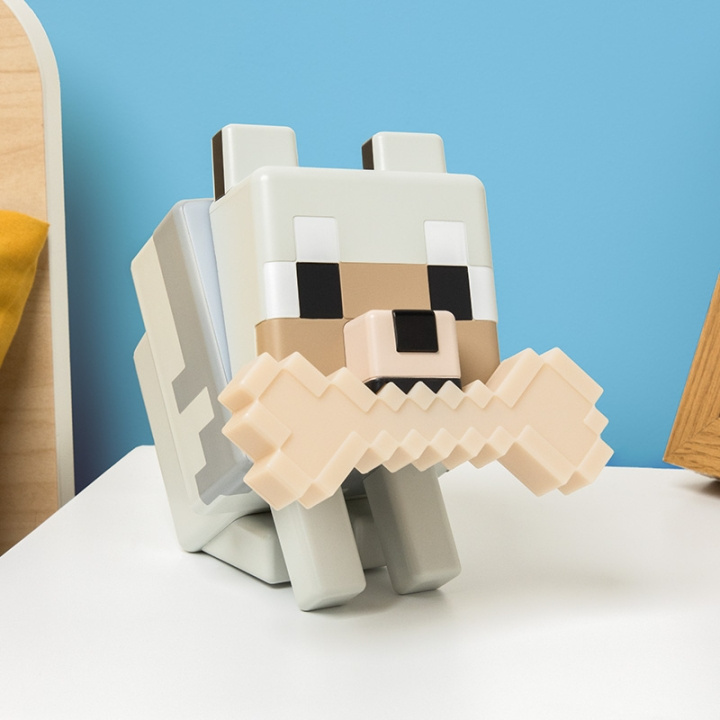 Paladone Minecraft ulve-lys i gruppen LEGETØJ, BØRN & BABY / Børneværelse / Belysning til børn / Bordlamper hos TP E-commerce Nordic AB (D28743)