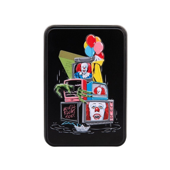 Paladone Pennywise spillekort i en dåse i gruppen SPORT, FRITID & HOBBY / Sjove gadgets / Sjove gadgets hos TP E-commerce Nordic AB (D28764)