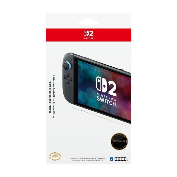 Hori Ultimate Anti-Glare skærmfilter - gennemsigtig i gruppen HJEMMEELEKTRONIK / Spilkonsoller og tilbehør / Nintendo Switch 2 hos TP E-commerce Nordic AB (D28774)