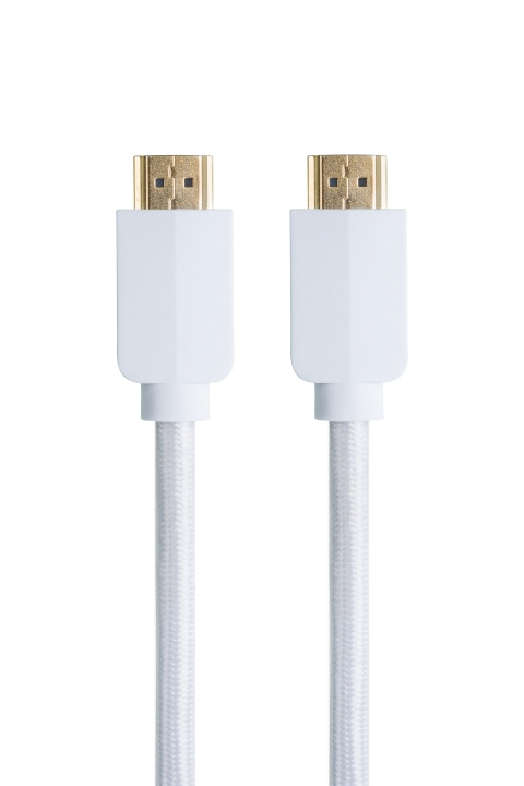 NACON HDMI-kabel 2.1 flettet, 8K - 3 m, hvid i gruppen HJEMMEELEKTRONIK / Kabler og adaptere / HDMI / Kabler hos TP E-commerce Nordic AB (D28777)