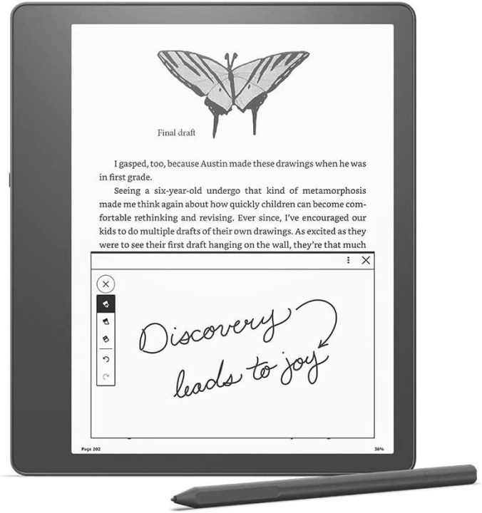 Amazon Kindle Scribe 10.2, inkluderer Premium Pen, 16 GB i gruppen SMARTPHONES & TABLETS / Læsetabletter hos TP E-commerce Nordic AB (D28810)