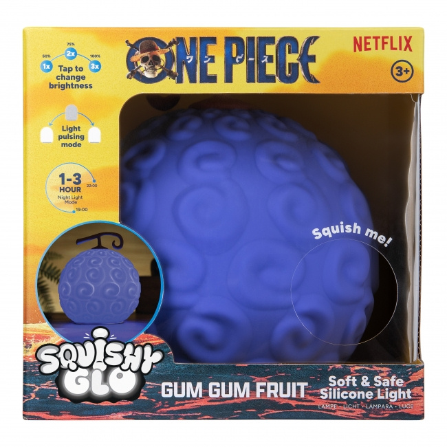 Paladone ONE PIECE - GumGum Fruit SquishyGlo Silikone lys genopladelig i gruppen LEGETØJ, BØRN & BABY / Børneværelse / Belysning til børn / Bordlamper hos TP E-commerce Nordic AB (D28820)