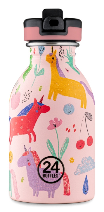 24Bottles Kids Collection - Urban Bottle 250 ml m. sportslåg - Magic Friends (24B931) i gruppen LEGETØJ, BØRN & BABY / Mad & Drikke / Sutteflasker og tilbehør hos TP E-commerce Nordic AB (D28833)