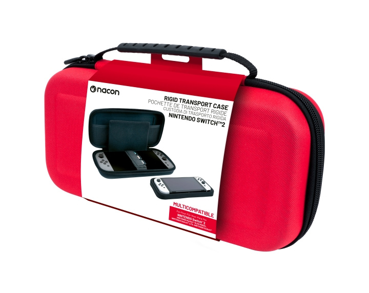 NACON Klassisk taske L til Nintendo Switch II (rød) i gruppen HJEMMEELEKTRONIK / Spilkonsoller og tilbehør / Nintendo Switch 2 hos TP E-commerce Nordic AB (D28837)