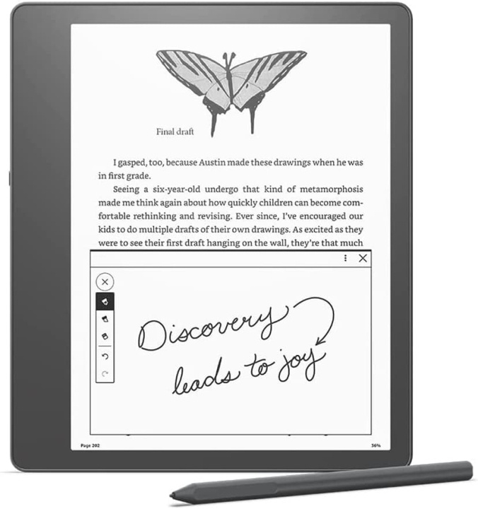 Amazon Kindle Scribe 10,2 16Gb med Basic Pen, sort med reklamer i gruppen SMARTPHONES & TABLETS / Læsetabletter hos TP E-commerce Nordic AB (D28860)