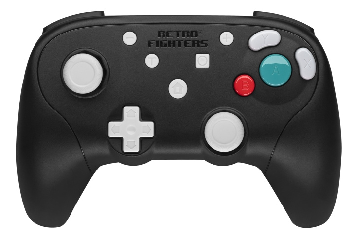 Retro-Fighters BattlerGC 2.4G Controller - Sort i gruppen HJEMMEELEKTRONIK / Spilkonsoller og tilbehør / Nintendo Wii hos TP E-commerce Nordic AB (D28877)