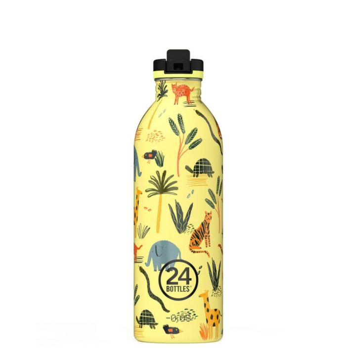 24Bottles Urban Bottle - Jungle Friends - 500 ml i gruppen LEGETØJ, BØRN & BABY / Mad & Drikke / Sutteflasker og tilbehør hos TP E-commerce Nordic AB (D28906)