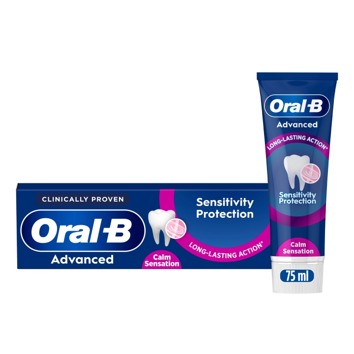 Oral B Advanced Sensitivity Protection Calm Sensation Tandpasta - 75 ml i gruppen SKØNHED & HELSE / Oral pleje / Whitening produkter hos TP E-commerce Nordic AB (D28920)