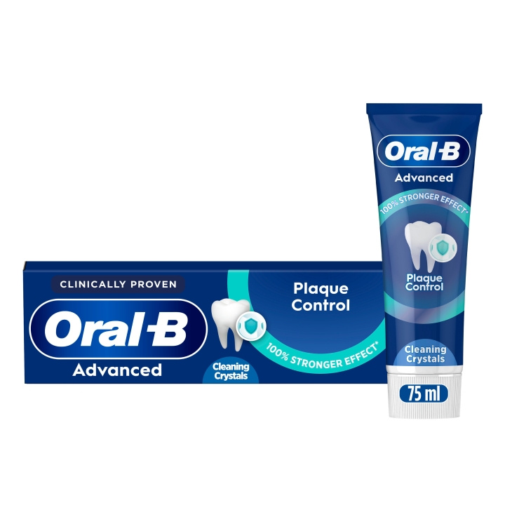 Oral B Advanced Plaque Control Cleaning Crystals Tandpasta - 75 ml i gruppen SKØNHED & HELSE / Oral pleje / Whitening produkter hos TP E-commerce Nordic AB (D28921)