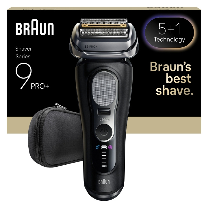 Braun Series 9 PRO+ elektrisk barbermaskine - sort i gruppen SKØNHED & HELSE / Hår og styling / Barbering og trimning / Barbermaskiner hos TP E-commerce Nordic AB (D28935)