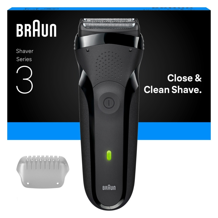 Braun Series 3 elektrisk barbermaskine - grå i gruppen SKØNHED & HELSE / Hår og styling / Barbering og trimning / Barbermaskiner hos TP E-commerce Nordic AB (D28947)