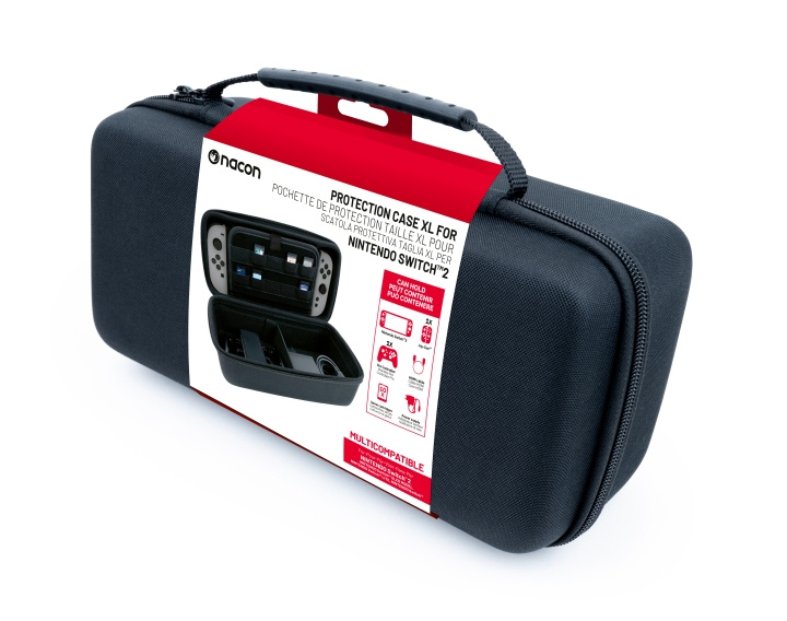 NACON Klassisk taske XL til Nintendo Switch II (sort) i gruppen HJEMMEELEKTRONIK / Spilkonsoller og tilbehør / Nintendo Switch 2 hos TP E-commerce Nordic AB (D28953)