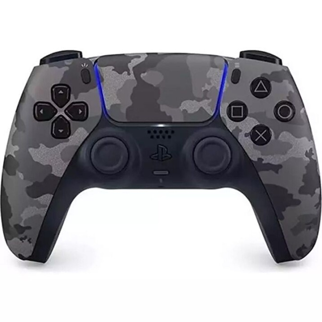 Sony Playstation 5 Dualsense-controller - grå camouflage i gruppen HJEMMEELEKTRONIK / Spilkonsoller og tilbehør / Sony PlayStation 5 hos TP E-commerce Nordic AB (D28969)