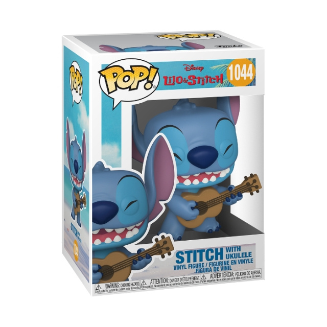 Funko Pop! Lilo og Stitch Stitch m. Ukelele (55615) i gruppen SPORT, FRITID & HOBBY / Sjove gadgets / Samlergenstande hos TP E-commerce Nordic AB (D28972)