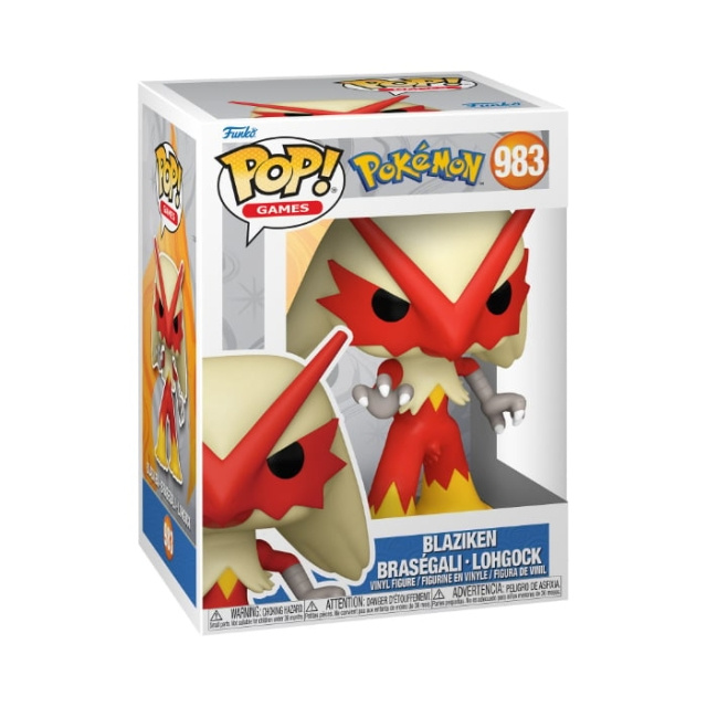 Funko Pop! Pokémon Blaziken (75189) i gruppen SPORT, FRITID & HOBBY / Sjove gadgets / Samlergenstande hos TP E-commerce Nordic AB (D28975)