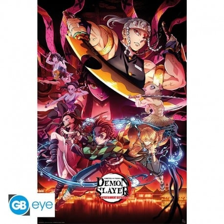 Abysse DEMON SLAYER - Plakat Maxi 91,5x61 - Entertainment District i gruppen SPORT, FRITID & HOBBY / Sjove gadgets / Samlergenstande hos TP E-commerce Nordic AB (D29000)