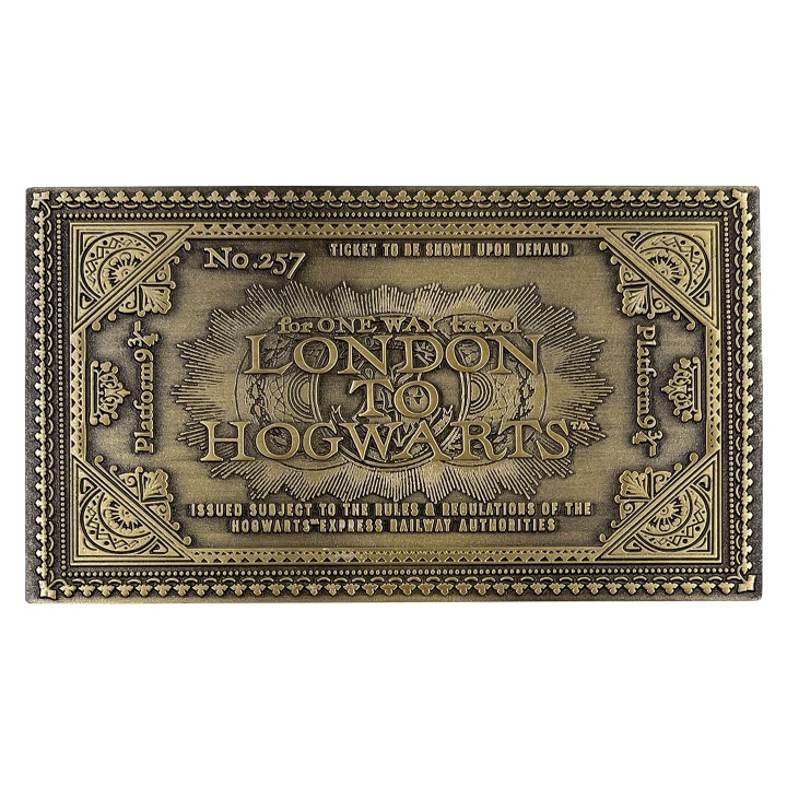 Fanatik Harry Potter Limited Edition Replica Hogwarts Express Train Ticket i gruppen SPORT, FRITID & HOBBY / Sjove gadgets / Samlergenstande hos TP E-commerce Nordic AB (D29016)
