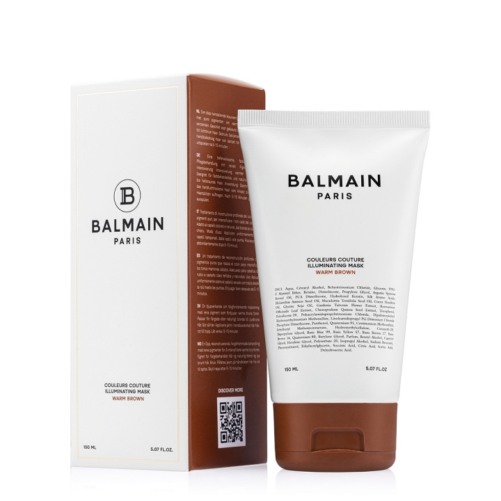 Balmain Hair Couleurs Couture Illuminating Mask - Varm brun - 150 ml i gruppen SKØNHED & HELSE / Hår og styling / Hårpleje / Hårmaske hos TP E-commerce Nordic AB (D29149)