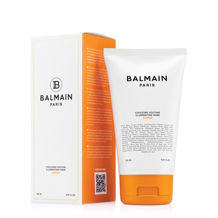 Balmain Hair Couleurs Couture Illuminating Copper Mask - Kobber - 150 ml i gruppen SKØNHED & HELSE / Hår og styling / Hårpleje / Hårmaske hos TP E-commerce Nordic AB (D29151)