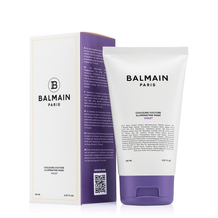 Balmain Hair Couleurs Couture Illuminating Violet Mask - Violet - 150ml i gruppen SKØNHED & HELSE / Hår og styling / Hårpleje / Hårmaske hos TP E-commerce Nordic AB (D29153)