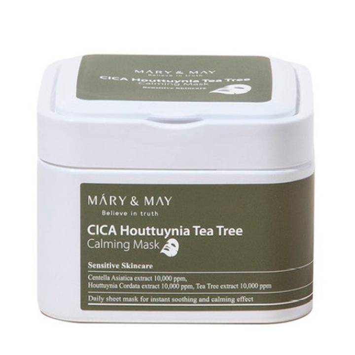 Mary&May Cica Houttuynia Tea Tree Calming Mask - 30 stk - 400 ml i gruppen SKØNHED & HELSE / Hudpleje / Ansigt / Masker hos TP E-commerce Nordic AB (D29267)