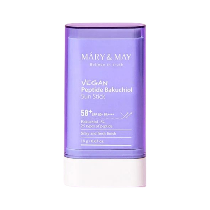 Mary&May Vegan Peptide Bakuchiol Sun Stick SPF50+ PA++++ - 18 g i gruppen SKØNHED & HELSE / Hudpleje / Tanning / Solbeskyttelse hos TP E-commerce Nordic AB (D29272)