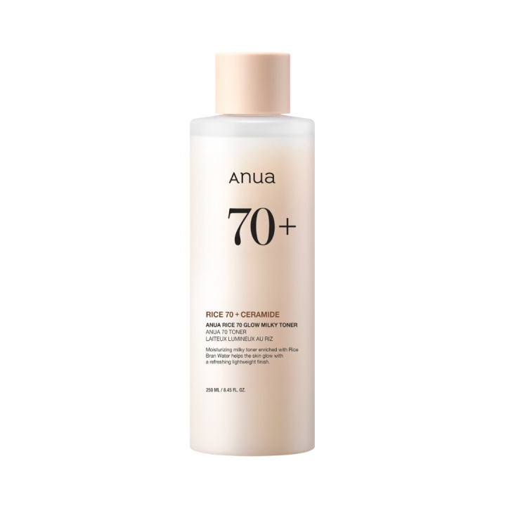 Anua Rice 70 Glow Milky Toner - 250 ml i gruppen SKØNHED & HELSE / Hudpleje / Ansigt / Ansigtsvand & Facemist hos TP E-commerce Nordic AB (D29300)